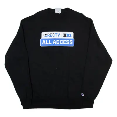 CHAMPION Mens Sweatshirt Black XL