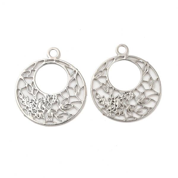 Long-Lasting Plated Brass Filigree Charms