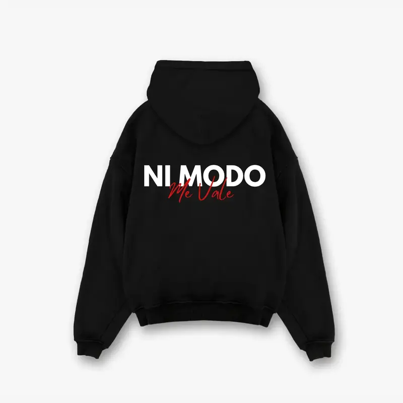 Me Vale -  Black Hoodie