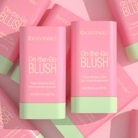 Ibcccndc Long Lasting Blush Stick for Cheeks, Lips, Eyes, Waterproof, Moisturizing, Hydrating, Lightweight Cosmetic Makeup Cr...
