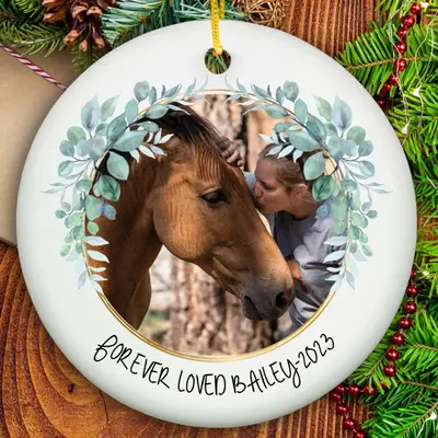 Horse Memorial Ornament - Ceramic