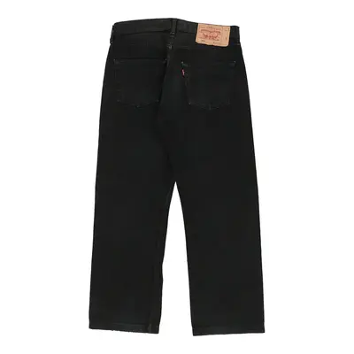 501 Levis Jeans - 30W UK 10 Black Cotton