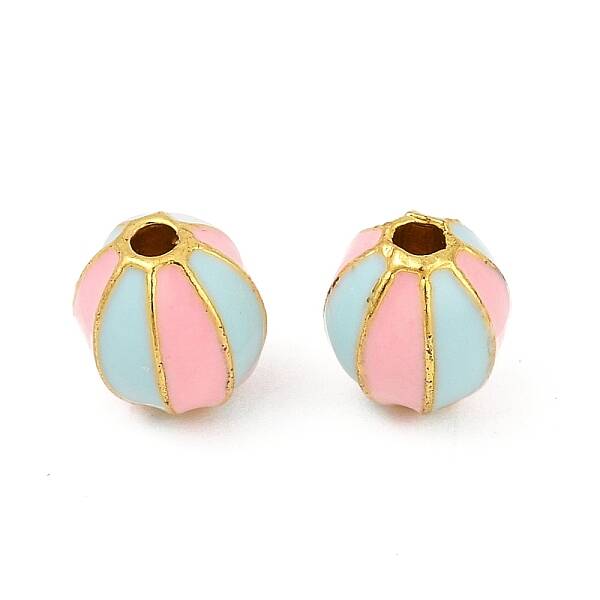 Brass Enamel Beads