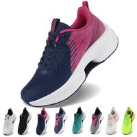 Women Casual Thick Sole Sneakers Sports Running Shoes Non-Slip Athletic Tennis Shoes Lightweight Jogging Workout Shoes Traine...