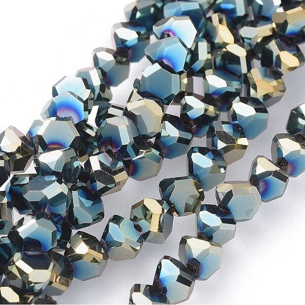Electroplate Glass Beads Strands