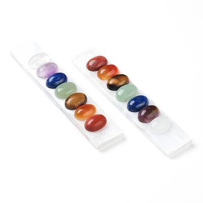Chakra Natural Selenite Display Decorations