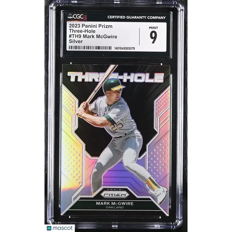 Mark McGwire CGC 2023 Prizm #TH9 Silver Three Hole Baseball 9