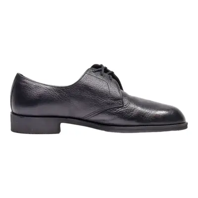 PASSY Derby Shoes Black Leather Mens UK 7