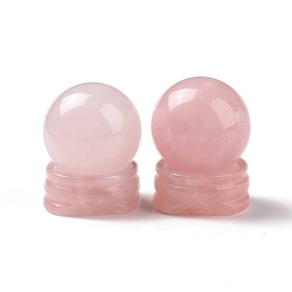 Natural Rose Quartz Display Decorations