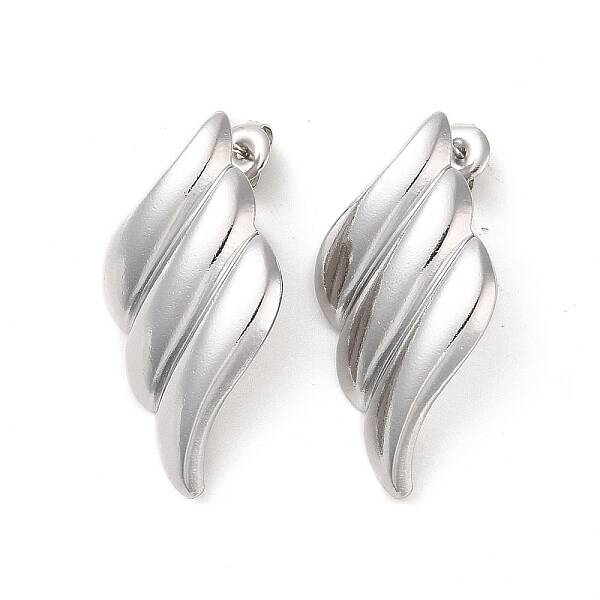 Non-Tarnish 304 Stainless Steel Stud Earrings for Women