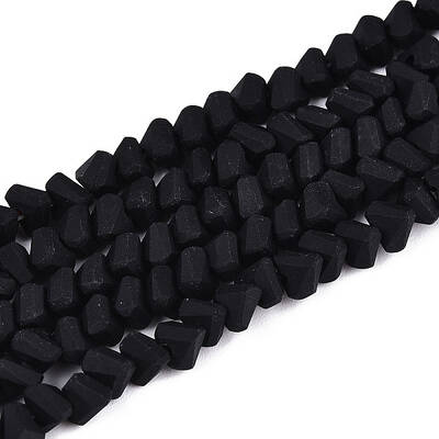 Frosted Opaque Glass Beads Strands