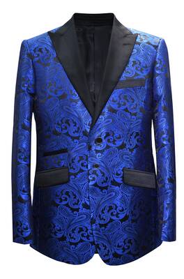 Paisley-400 Royal Blue - Mens Wholesale Blazers