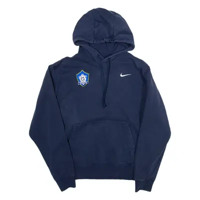 NIKE Mens Blue Hoodie M
