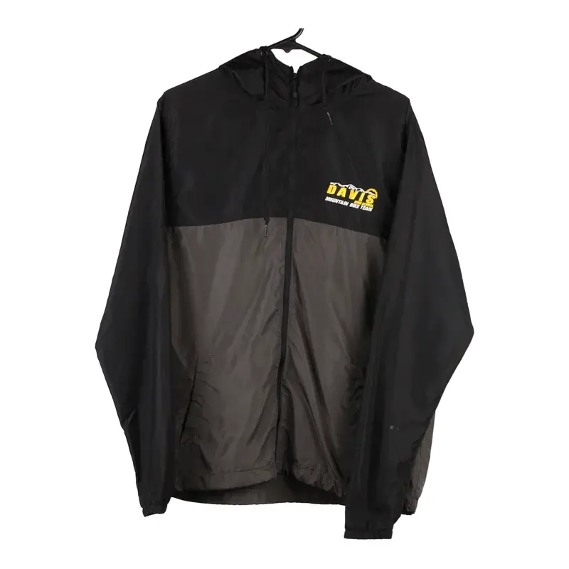 Davis High School Mountain Bike Team Independent Windbreaker - Medium Black Polyester