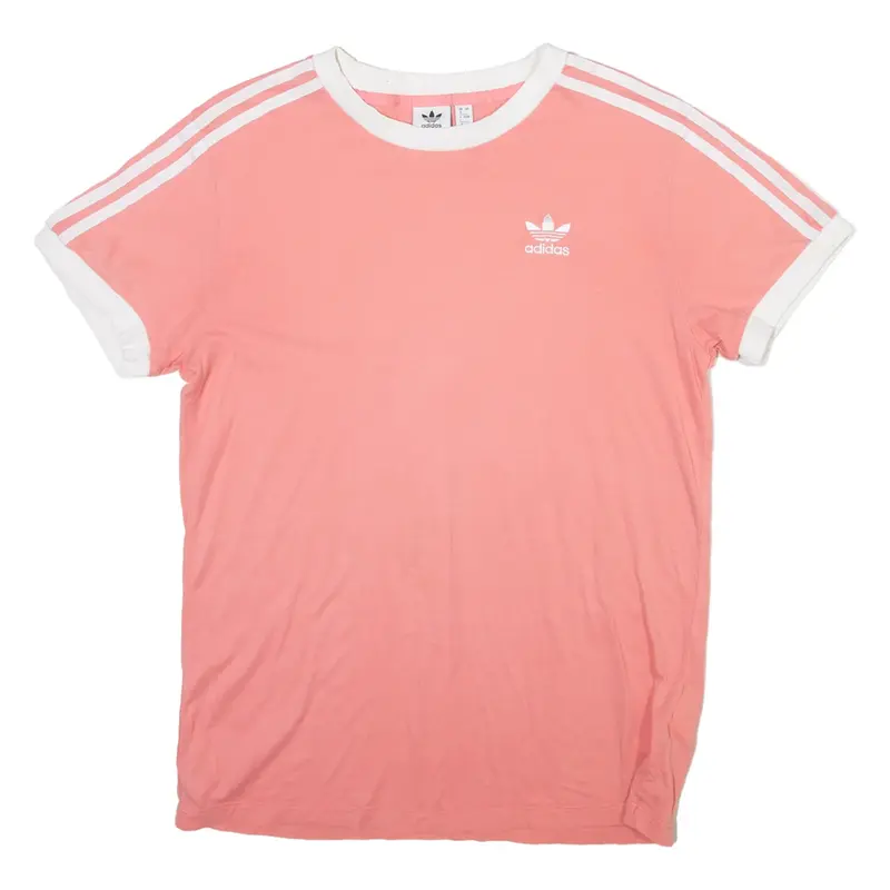 ADIDAS ORIGINALS Womens T-Shirt Pink UK 8