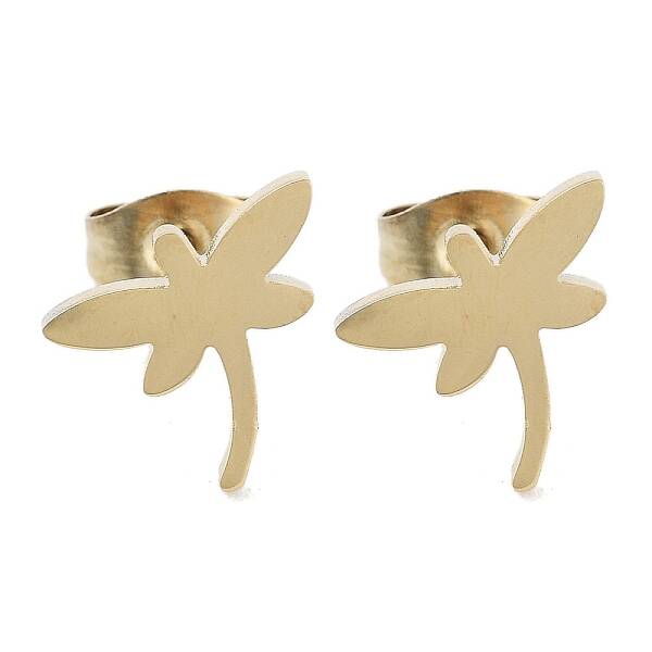 PVD Vacuum Plating 304 Stainless Steel Stud Earrings for Women