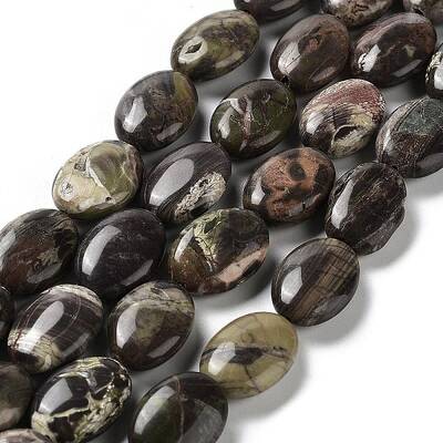 Natural Wealth Stone Jasper Beads Strands
