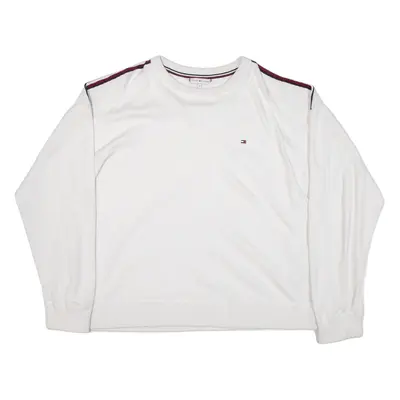 TOMMY HILFIGER Womens Sweatshirt White XL