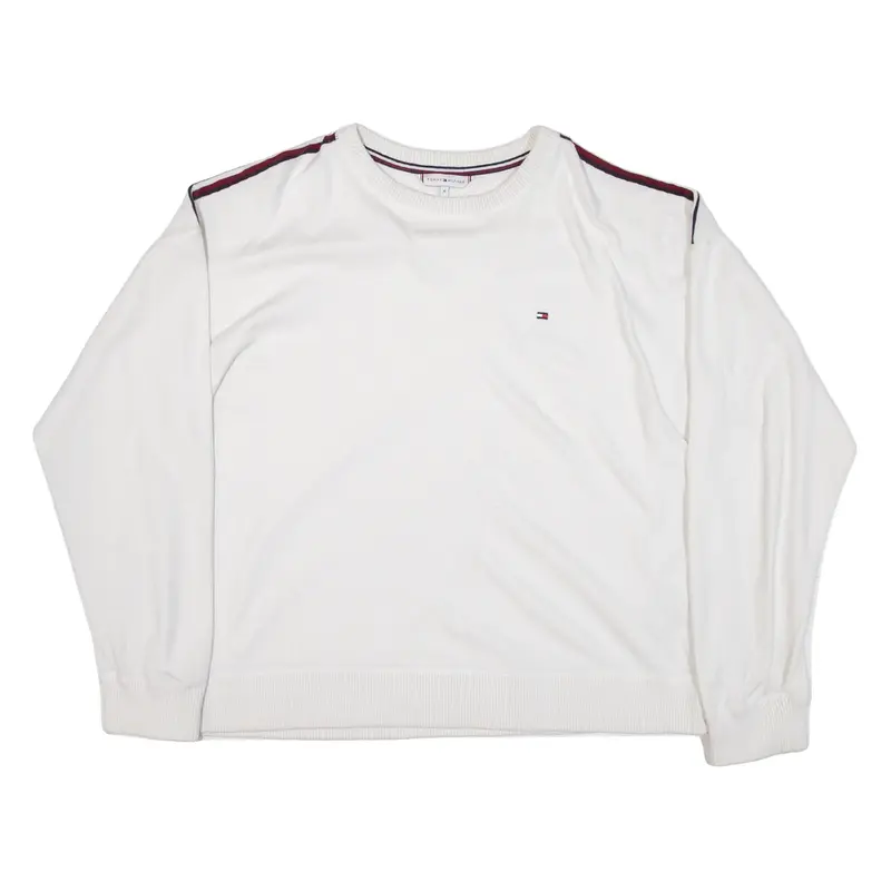 TOMMY HILFIGER Womens Sweatshirt White XL