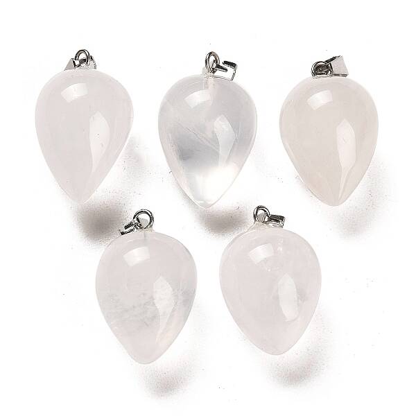 Natural Quartz Crystal Pendants