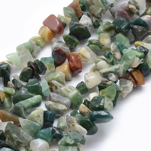Natural Indian Agate Beads Strands