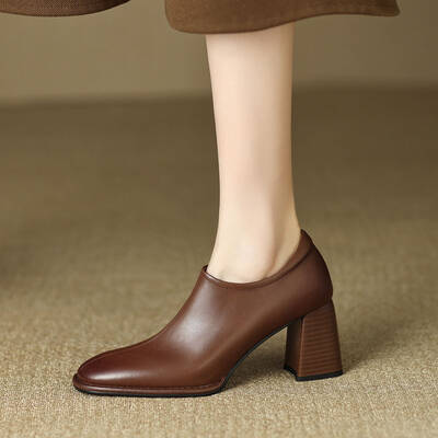 CHIKO Kya Square Toe Block Heels Ankle Boots