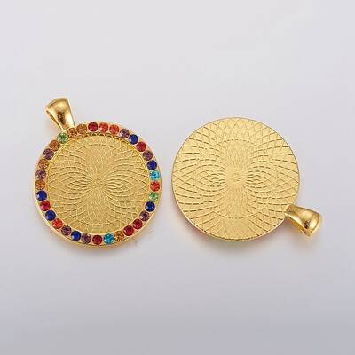 Alloy Pendant Cabochon Settings