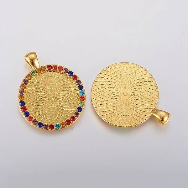 Alloy Pendant Cabochon Settings