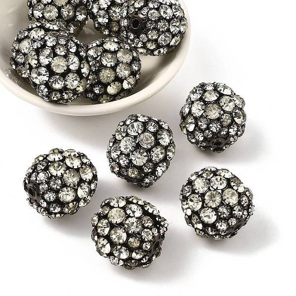 Brass Rhinestone Beads