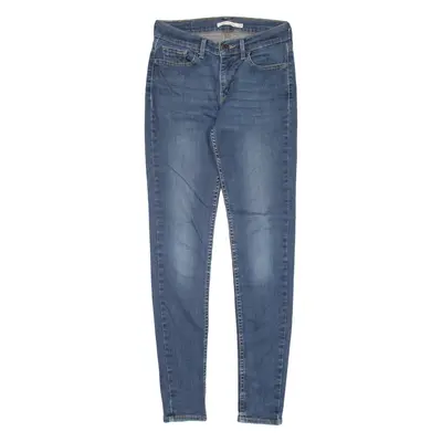 LEVI'S 710 Womens Jeans Blue Slim Skinny W27 L30