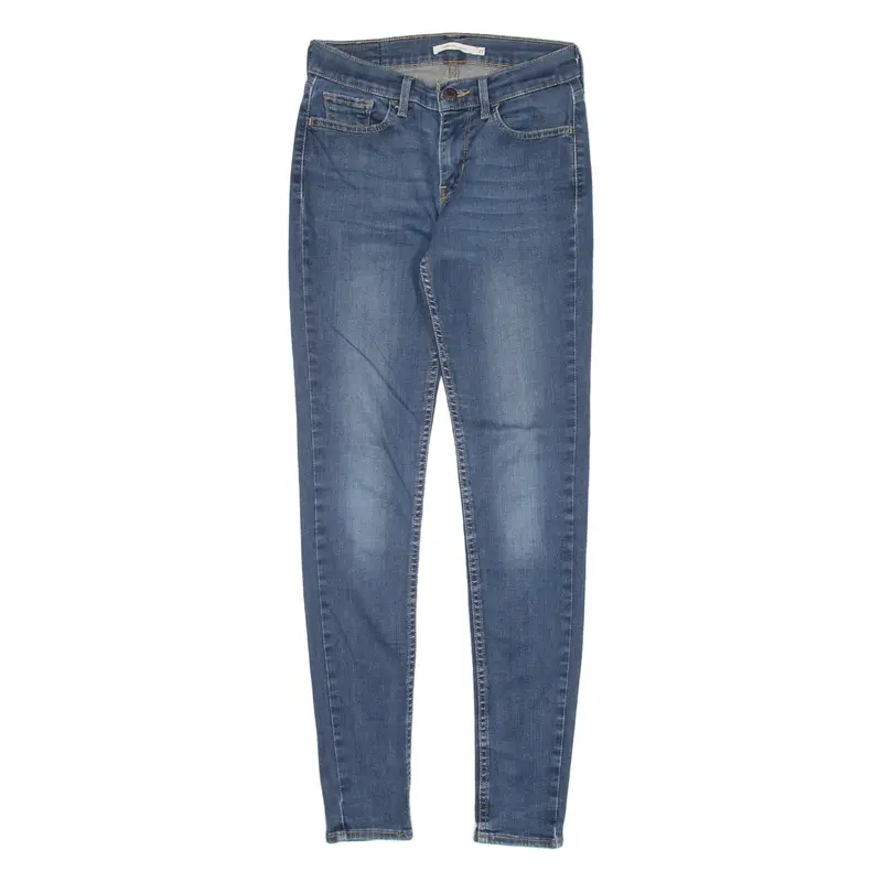 LEVI'S 710 Womens Jeans Blue Slim Skinny W27 L30