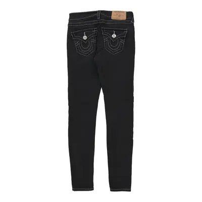 True Religion Skinny Jeans - 26W UK 4 Black Cotton