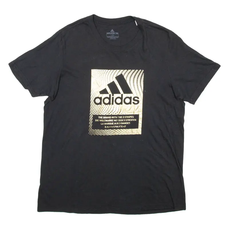 ADIDAS Amplifier Tee Mens T-Shirt Black L