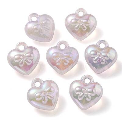 Luminous UV Plating Transparent Acrylic Pendants