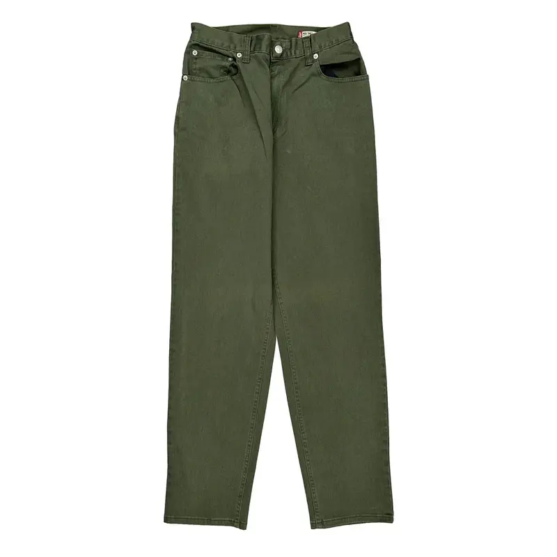 550 Levis Jeans - 28W UK 8 Green Cotton Blend