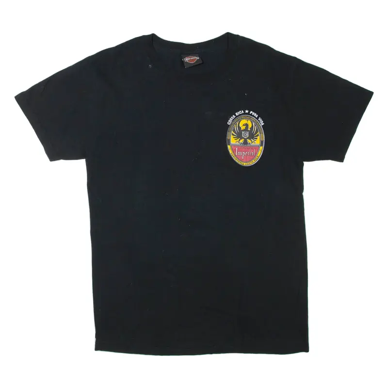 HARLEY DAVIDSON Mens T-Shirt Black M