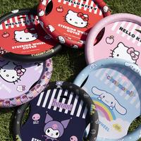 Hello Kitty & Friends Steering Wheel Cover, Cute Kawaii Car Accessories, Fits Standard Wheels 14.5-15.5 Inches