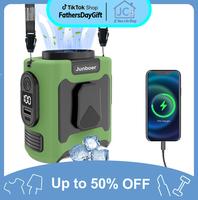 Best gift for Father's Day, 2025 JC shop new smart portable rechargeable fan with LED light, up to 25 hours of battery life, ...