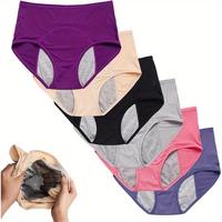 6pcs Incontinence Underwear, Incontinence Panties for Women Over 60 Plus Size, color mixing