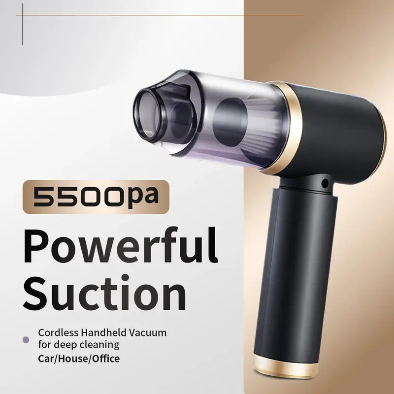 Powerful Handheld Wireless Vacuum Cleaner, with Strong Suction for Home | Car | Desktop Cleaning, Car Detailing Accessories, ...