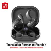 MINISO X33 Wireless Translation Journal Earphone, Open-ear Design Headphones, Support 135 Languages BT Translation Earbuds ...