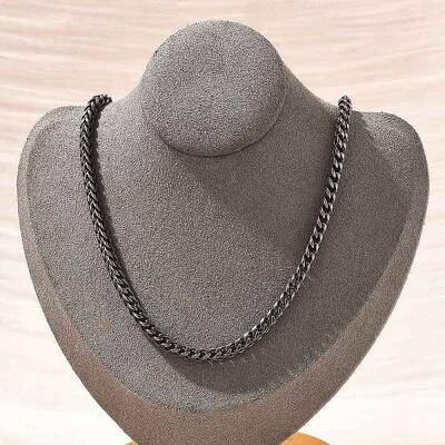 304 Stainless Steel Wheat Chain Necklaces for Women Men