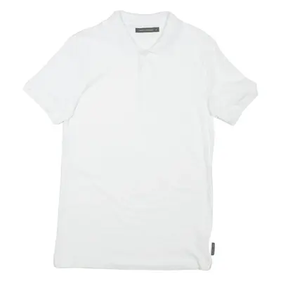 FRENCH CONNECTION Mens Polo Shirt White M