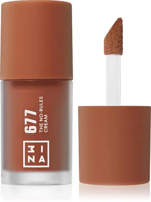 3INA The No-Rules Multi-Purpose Makeup Cream for Eyes, Lips and Face Color 677 - Medium, Neutral Brown 8 ml