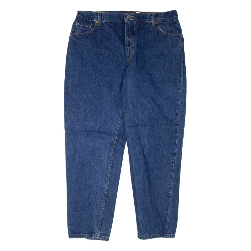 LEVI'S 550 Womens Jeans Blue Relaxed Tapered W36 L30