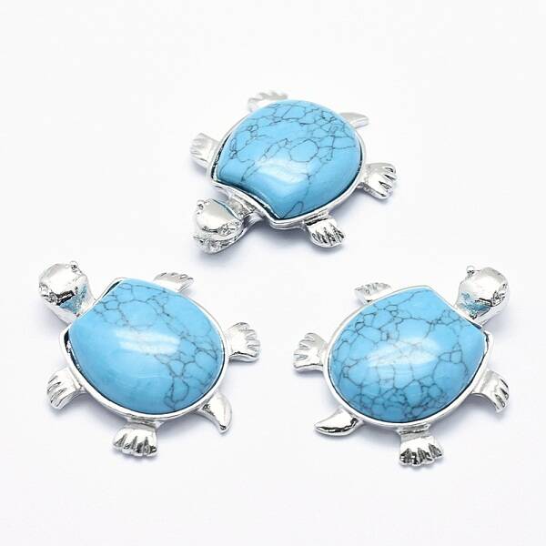 Synthetic Turquoise Pendant