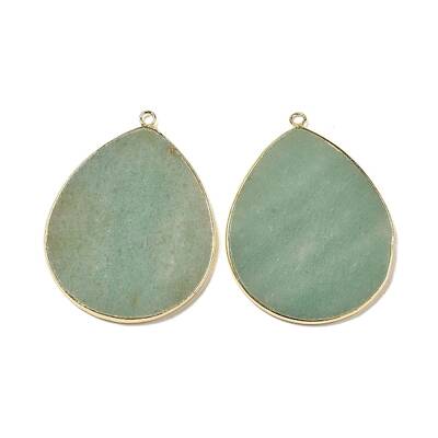 Natural Green Aventurine Pendants