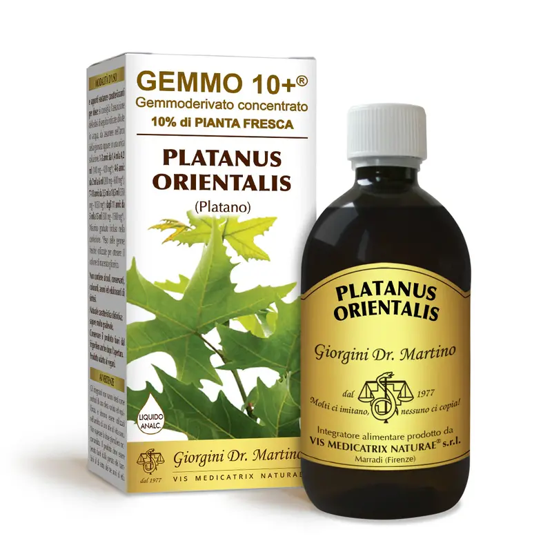 Dr Giorgini gemmo 10+ platano 500 ml non-alcoholic liquid