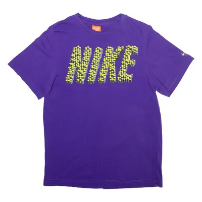 NIKE Mens T-Shirt Purple S