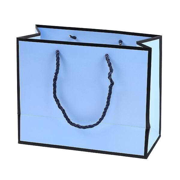 Rectangle Paper Bags with Rope Handles